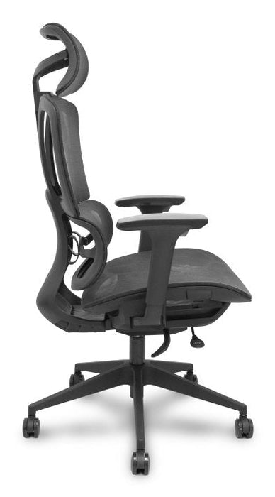 Piqueras Y Crespo Forol Silla Pro537 Traslack Malla Negra Brazos 3d Ruedas Nailon 60 Mm