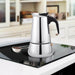 EAN 4820096551684 - Maestro MR-1660 Cafetera italiana 0,3 L Negro, Acero inoxidable imagen 2