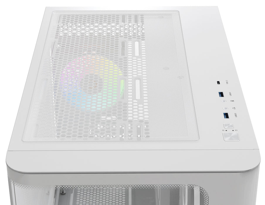 Caja Pc Ocypus Iota C70 Curve Argb Digital (Blanco, 270°-Panoramaglas) Iota-C70-Whd400cd-Gl
