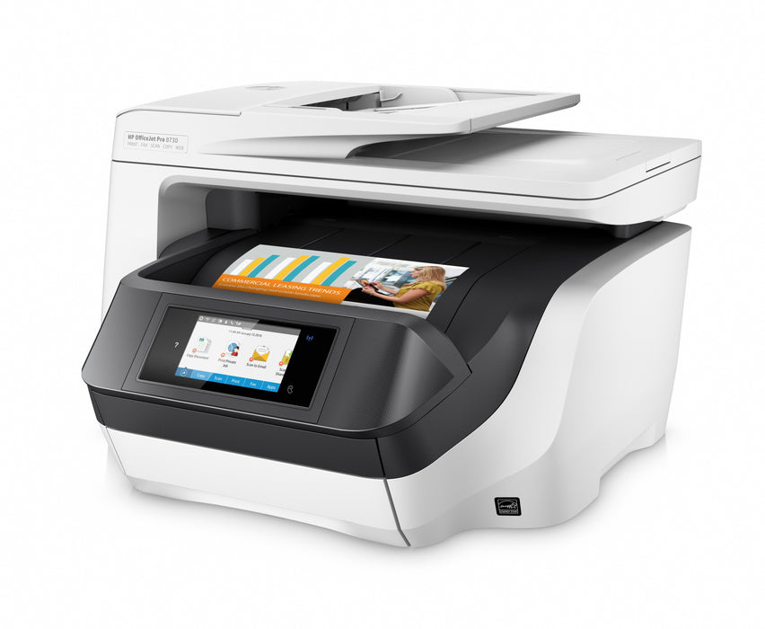 EAN 0889894310675 - HP OfficeJet Pro 8730 All-in-One Printer Inyección de tinta térmica A4 2400 x 1200 DPI 24 ppm imagen 2