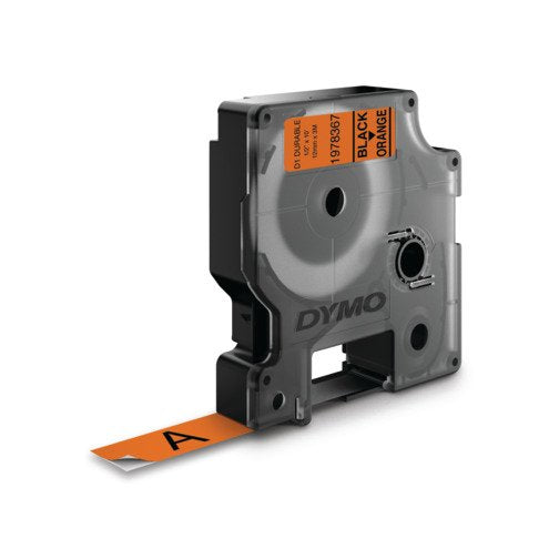 EAN 3501179783673 - DYMO D1 Durable - White on Orange - 12mm cinta para impresora de etiquetas imagen 1