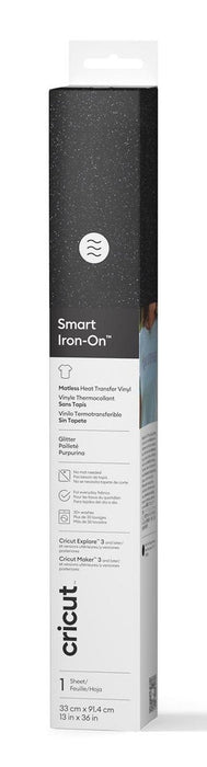 Cricut Smart Iron-On 33x91cm (Glitter Black)