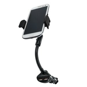 EAN 4052792050011 - LogiLink AA0082 soporte Soporte activo para teléfono móvil Ordenador portátil Negro imagen 1