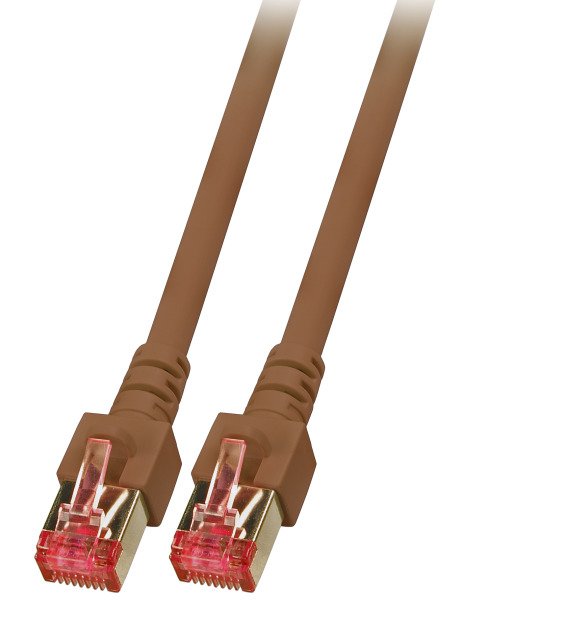 Efb Rj45 Cable De Red Cat.6 S Ftp Lszh Braun 0,15m