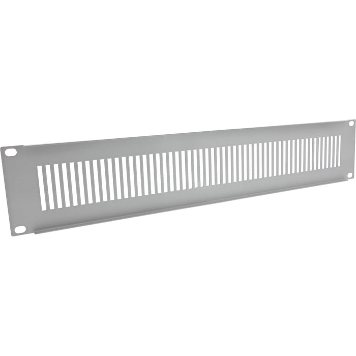 Panel Ciego Inline De 19" Perforado, 1u, Gris Ral 7035