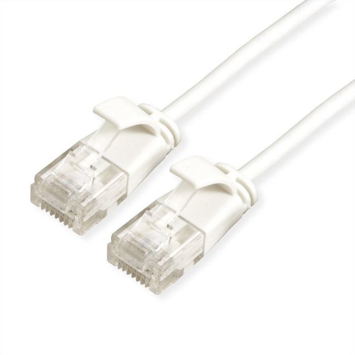 Roline Verde Utp Cable De Red Cat.6a (Class Ea), Lsoh, Slim, Wei, 1 M