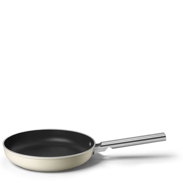Smeg Fpf2802crm Bratpfanne, 28 Cm, Keramik, Edelstahlgriff, Mattcreme
