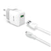 EAN 8021735724957 - Celly TCUSBMICRO cargador de dispositivo móvil Smartphone, Tableta Blanco Corriente alterna Interior imagen 1