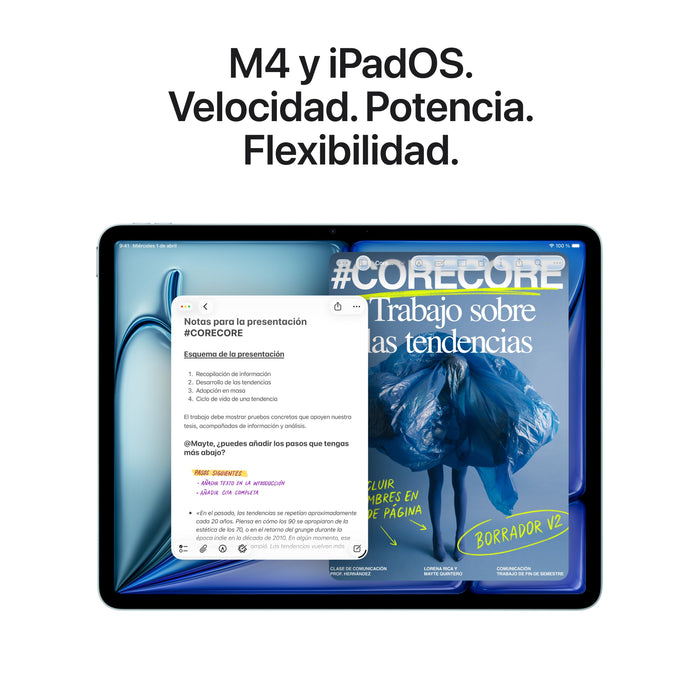 Apple 13-Inch Ipad Air M4 Wi-Fi Tableta 512 Gb 13" Ips (2732 X 2048) Púrpura