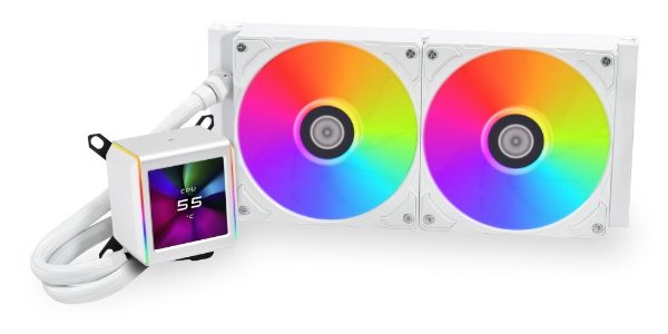 EAN 4718466013613 - Lian Li GA II LCD Procesador Kit de refrigeración líquida 12 cm Blanco imagen 1