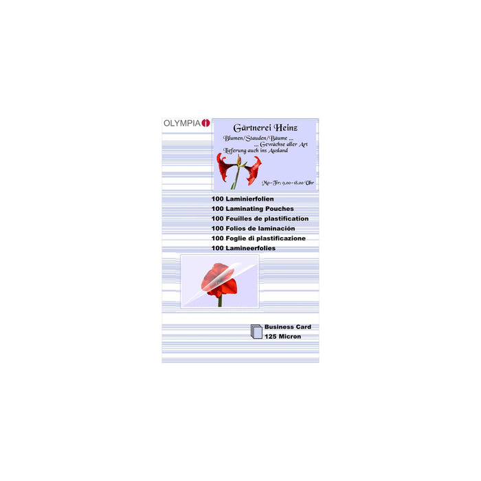 EAN 4030152091799 - Olympia 9179 plastificador 100 pieza(s) imagen 1
