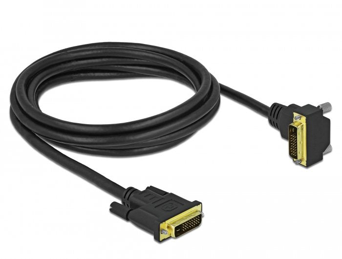 Delock Dvi Cable 24+1 Macho A 24+1 Macho Angular 2 M