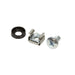 EAN 8698800001932 - LogiLink AC0111 kit de montaje Negro, Plata Plástico, Zinc de acero imagen 1