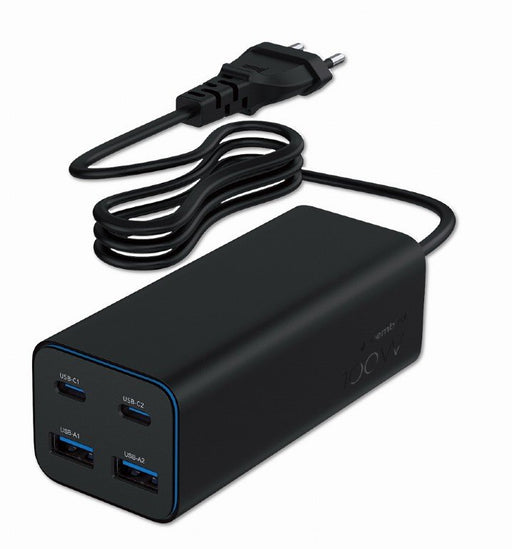 EAN 8716309133852 - Gembird TA-UC-2A2C-PD100-01-BK cargador de dispositivo móvil Portátil, Smartphone Negro Corriente alterna imagen 1
