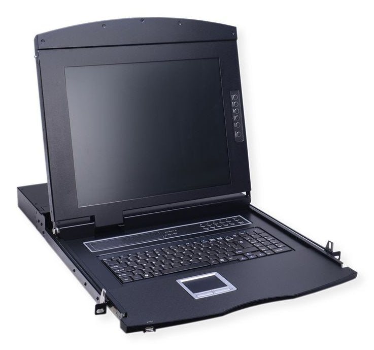 19-Zoll-Kvm-Konsole, 43 Cm (17") Tft (16:9), Vga, Usb, Uk-Layout