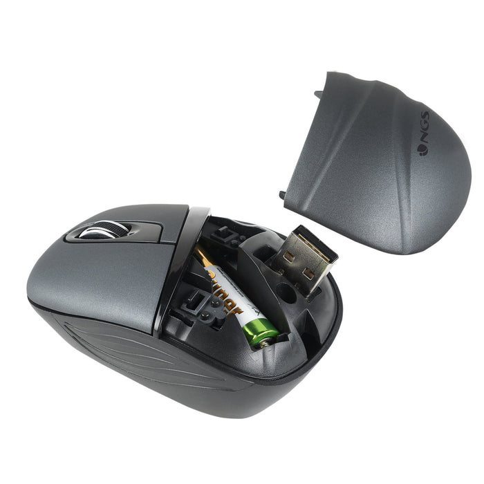 EAN 8435430619898 - NGS ASH DUAL ratón Oficina Ambidextro RF Wireless + Bluetooth Óptico 1200 DPI imagen 5