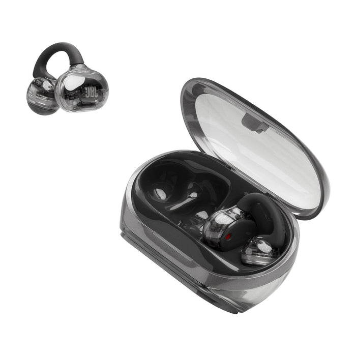 Jbl Soundgear Clips Tws Open-Ear-Kopfhörer, Ip54, Ghost Negro