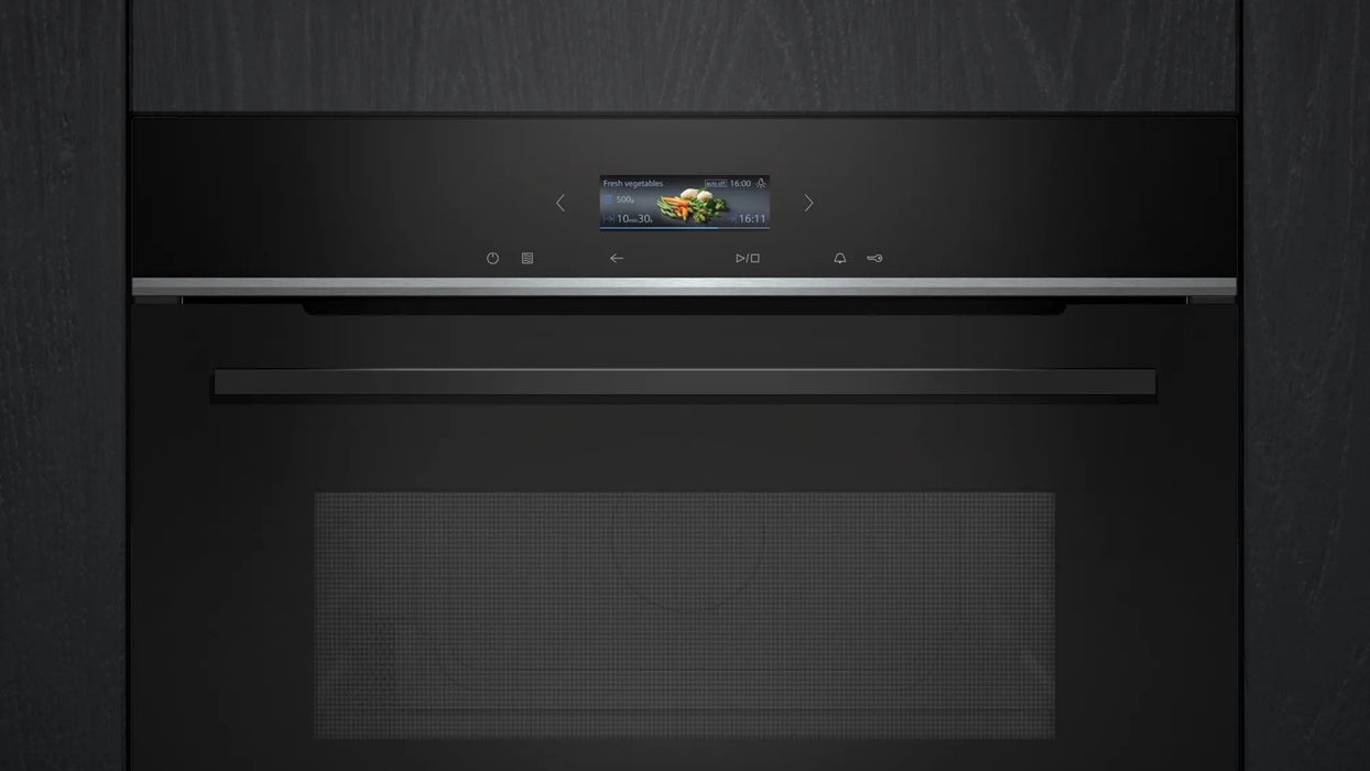 Siemens Ce732gxb1 Iq700, Microondas Negro/Acero Inoxidable Ce732gxb1