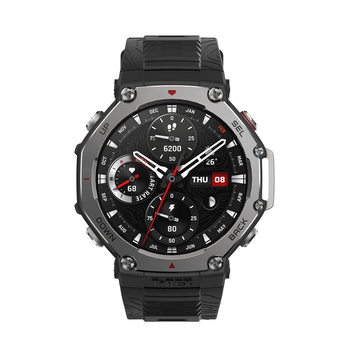 EAN 6970100374889 - Amazfit T-Rex 3 3,81 cm (1.5") AMOLED 48.5 mm Digital 480 x 480 Pixeles Pantalla táctil Negro Wifi GPS (s imagen 3