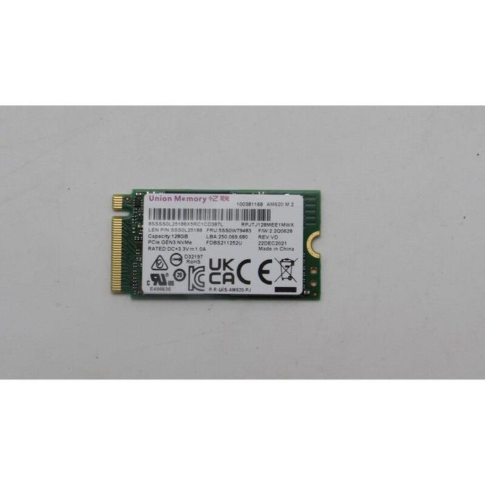 128gb M.2 2242 Ssd With Pcie  Nvme Gen3x2