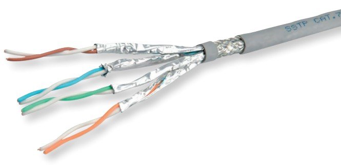 Roline S Ftp Cable, Cat.6a (Class Ea), Lsoh, Massivdraht, 100 M