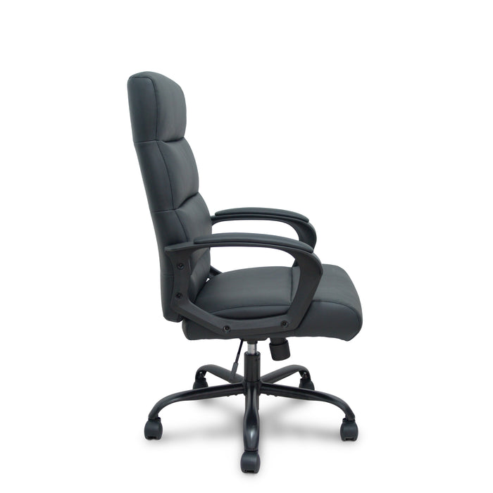 Piqueras Y Crespo Forol Sillon Opti545 Similpiel Negro Base Metalica Negra