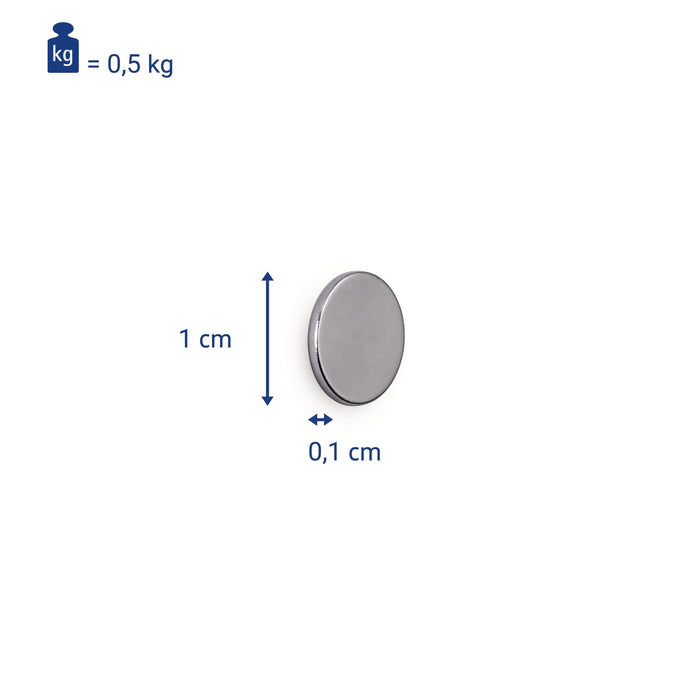 Jakob Maul Gmbh Neodym Magnet O X H Disco Plata 10 Ud. 6166196