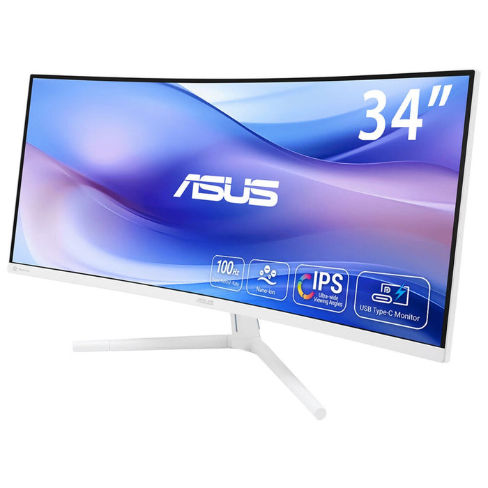 EAN 4711387740149 - ASUS VU34WCIP-W pantalla para PC 86,4 cm (34") 3440 x 1440 Pixeles Wide Quad HD Blanco imagen 1