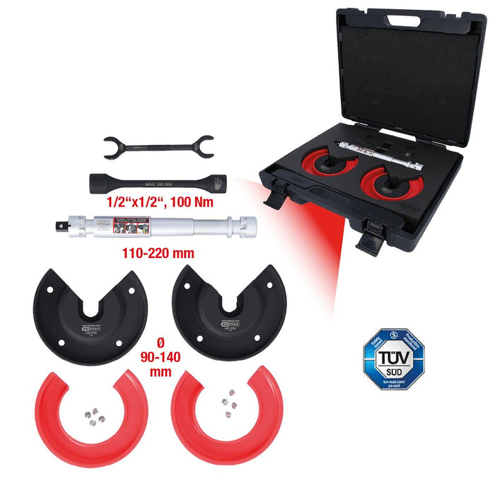 Ks Tools Ks 500.8765 - Teleskop-Centerspanner-Juego Para Innenliegende Federn