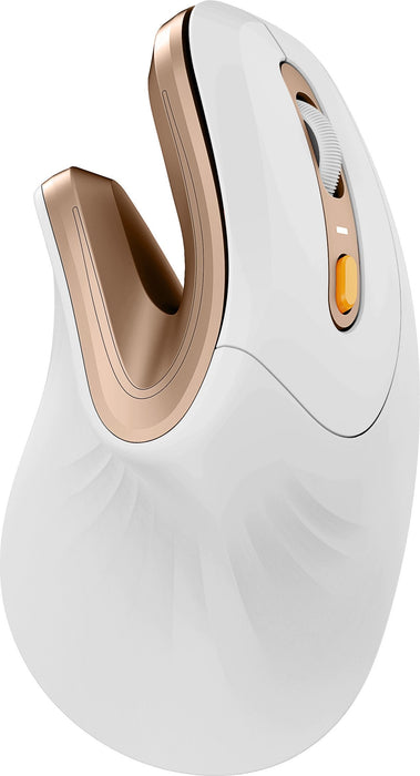 Raton Protoarc Bluetooth Vertical Recarg. Blanco