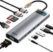 EAN 6953156205949 - Baseus Metal Gleam Series 11-in-1 Alámbrico USB 3.2 Gen 1 (3.1 Gen 1) Type-C Gris imagen 2