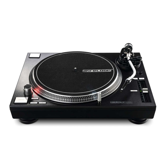 Tocadiscos Reloop Rp-7000 Mk2 - Plato Giratorio Para Dj, Negro