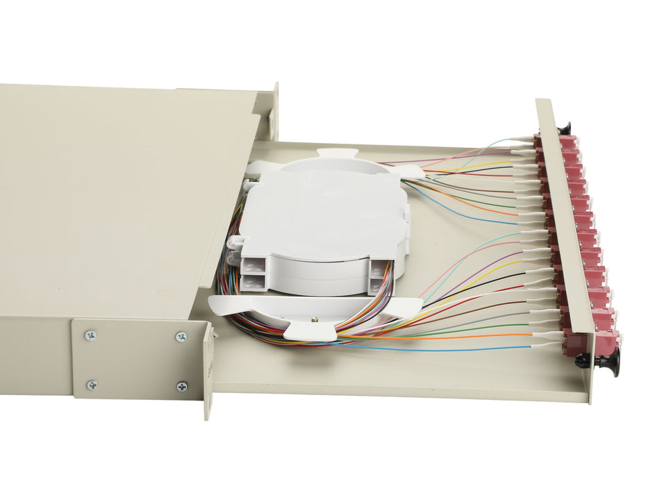 Equip Lwl-Spleisskamen 12-Port Lc-Duplex Om4 1u Komplett Gr