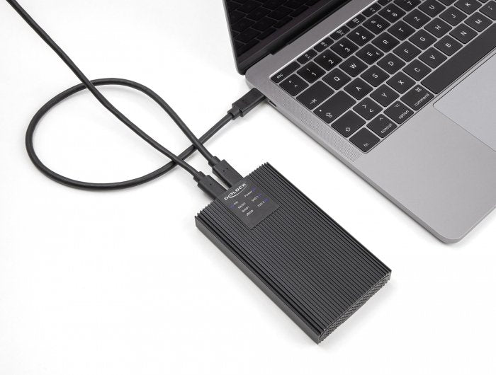 EAN 4043619420223 - DeLOCK 42022 caja para disco duro externo Caja externa para unidad de estado sólido (SSD) Negro imagen 4