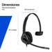 EAN 0199896046411 - HP Poly Mission 415 Monaural USB Wired Headset Negro imagen 10
