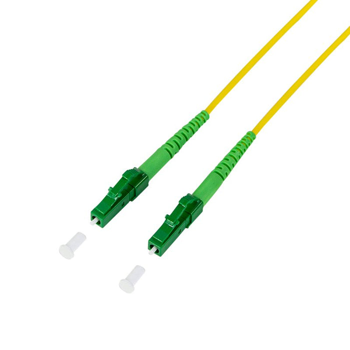 Logilink Fiber Simplex Patch Cord, Os2 Sm G.657.A2, Lc Apc To Lc Apc, 15 M