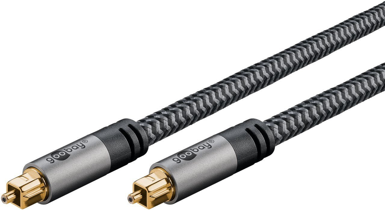 EAN 4040849653049 - Goobay 65304 cable de audio 1 m Toslink Negro, Plata imagen 1