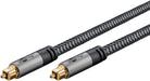 EAN 4040849653049 - Goobay 65304 cable de audio 1 m Toslink Negro, Plata imagen 1