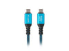 EAN 5901969447132 - Lanberg CA-CMCM-44CU-0005-BK cable USB USB4 Gen 2x2 0,5 m USB C Negro, Azul imagen 1