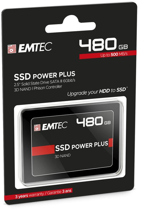 EAN 3126170136411 - Emtec X150 Power Plus 480 GB 2.5" Serial ATA III imagen 3