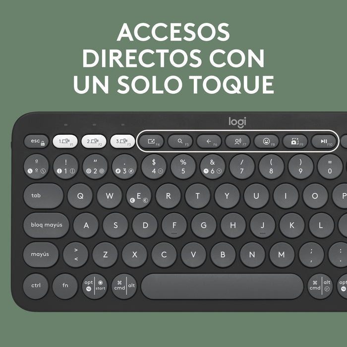 EAN 5099206115651 - Logitech 920-012227 teclado Ratón incluido Universal RF Wireless + Bluetooth QWERTY Español Grafito imagen 16