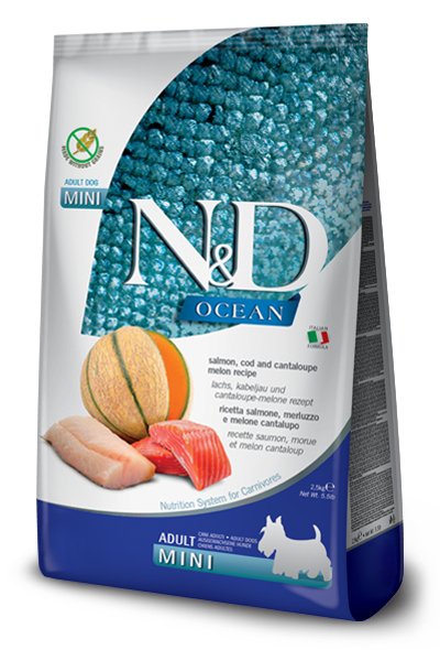 EAN 8010276039309 - Farmina Pet Food 8010276039309 comida seca para perros 2,5 kg Adulto Bacalao, Salmón imagen 1