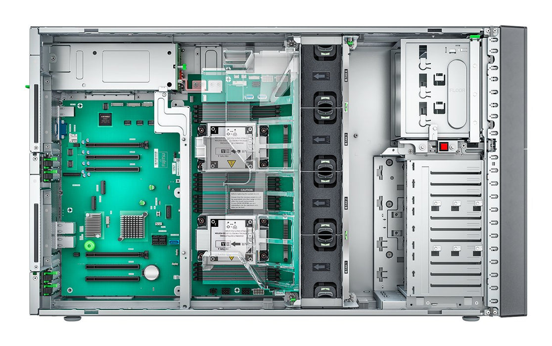 EAN 4066733352287 - Fujitsu PRIMERGY TX2550 M7 servidor Torre Intel® Xeon® Silver 4510 2,4 GHz 32 GB DDR5-SDRAM 900 W imagen 4