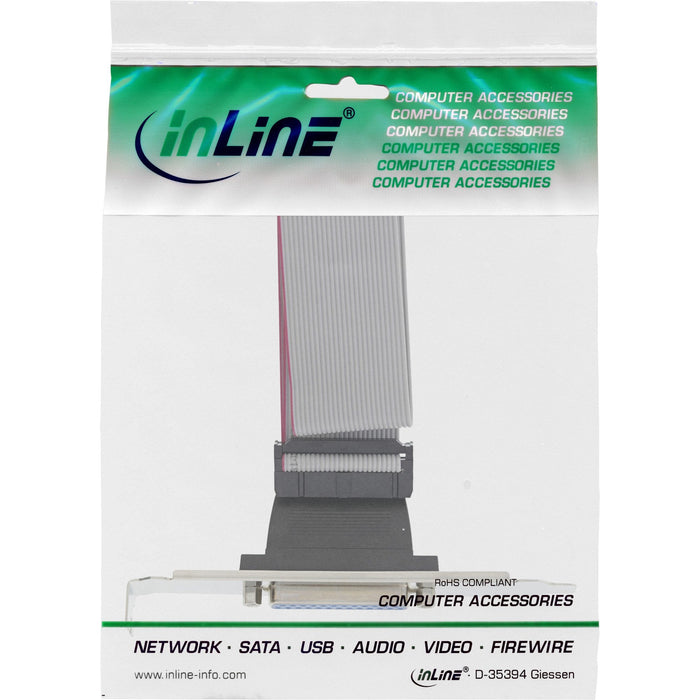 Soporte Inline Db25 Hembra A Cabezal De 26 Pines 0,34 M