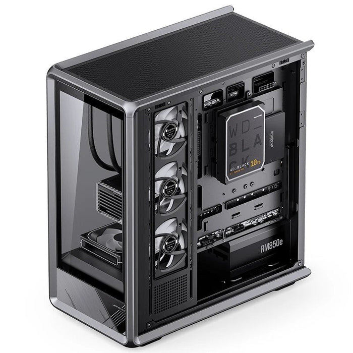 Jonsbo D401 Pc-Gehäuse, Midi Tower, Atx, Tempered Glass - Schwarz