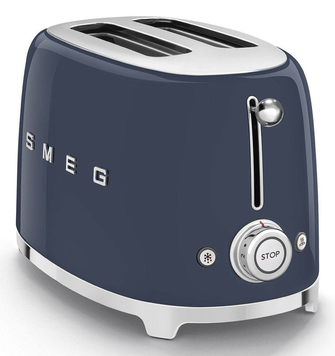 Tostadora Smeg 2x2 50´Style Azul Tsf01nbeu