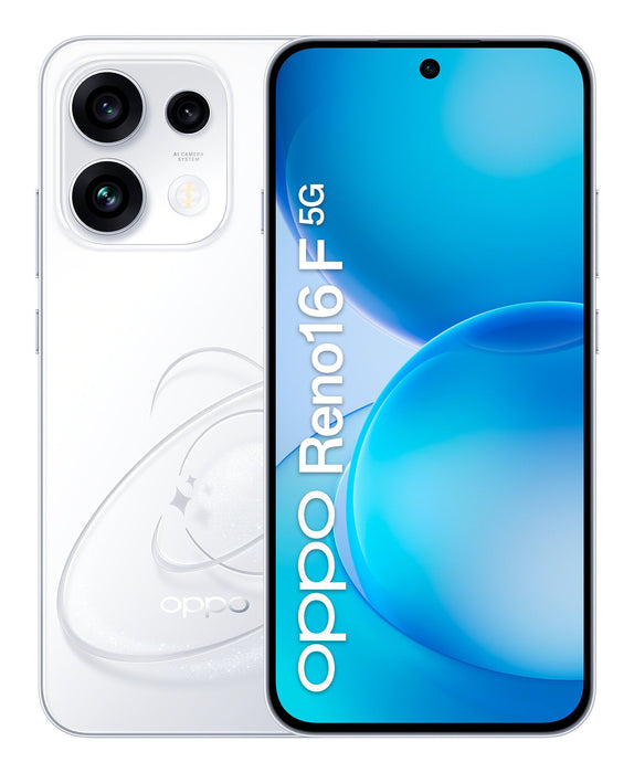 Oppo Reno16 F Blanco 256 Gb 8 Gb Ram 6.57" Amoled Mediatek Dimensity 7300 6500 Mah
