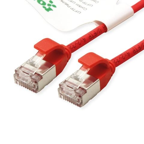 Roline Verde U Ftp Cable De Red Cat.6a (Class Ea), Lsoh, Slim, Rot, 0,5 M