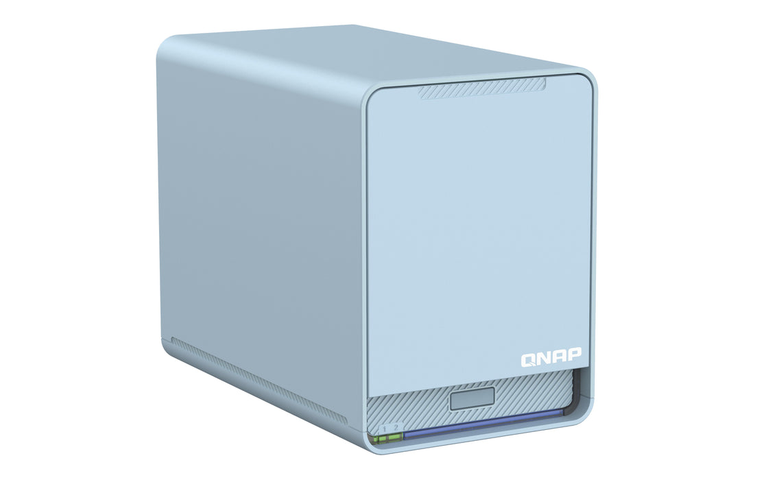EAN 4713213518243 - QNAP QMiroPlus-201W NAS Escritorio Intel® Celeron® J4125 4 GB DDR4 0 TB QNAP Turbo System Azul imagen 7