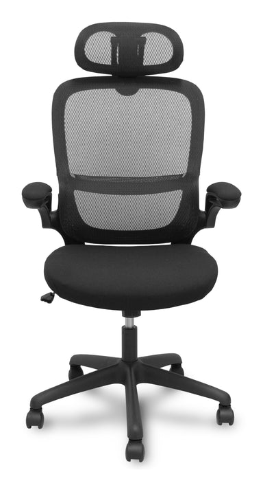 Piqueras Y Crespo Forol Silla Pro525 Respaldo Malla Negro Asiento Tela Color Negro Y Cabecero